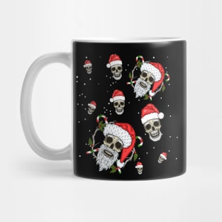 Santa Merry Christmas Skull Mug